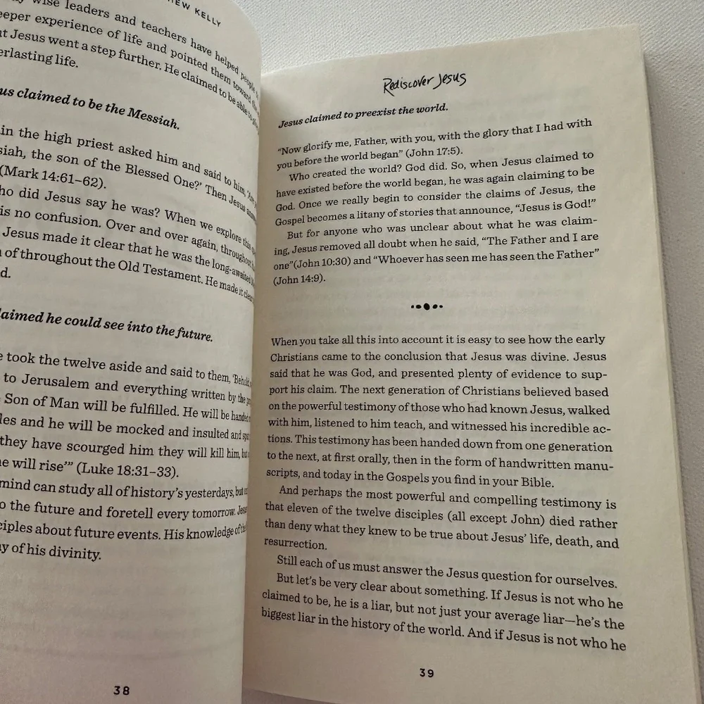 Rediscover Jesus An Invitation Matthew Kelly Book - Picture 4 of 5